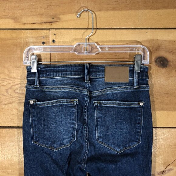 Judy Blue Skinny Fit Ankle Frayed Jeans Womens Size 3/26 Distressed Denim Blue - Picture 9 of 12